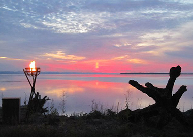ここにしかない日本一の夕日を二人で
